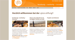 Desktop Screenshot of ojcos-stiftung.de